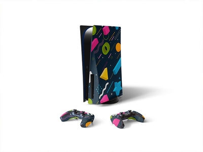 my stars abstract geometric Sony PS5 DIY Skin