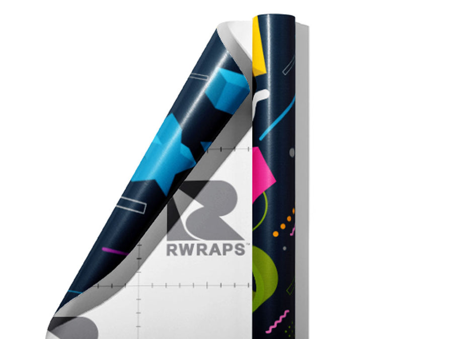 My Stars Abstract Wrap Film Sheets~Rwraps Series 914 My Stars Abstract Scrolled Sheet~3