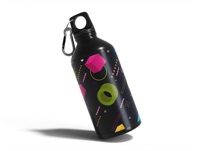 my stars abstract geometric Water Bottle DIY Stickers