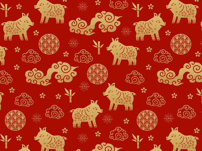 My Year Animal Vinyl Wrap Pattern~Rwraps Series 914 Digitally Printed Vinyl Wrap~0