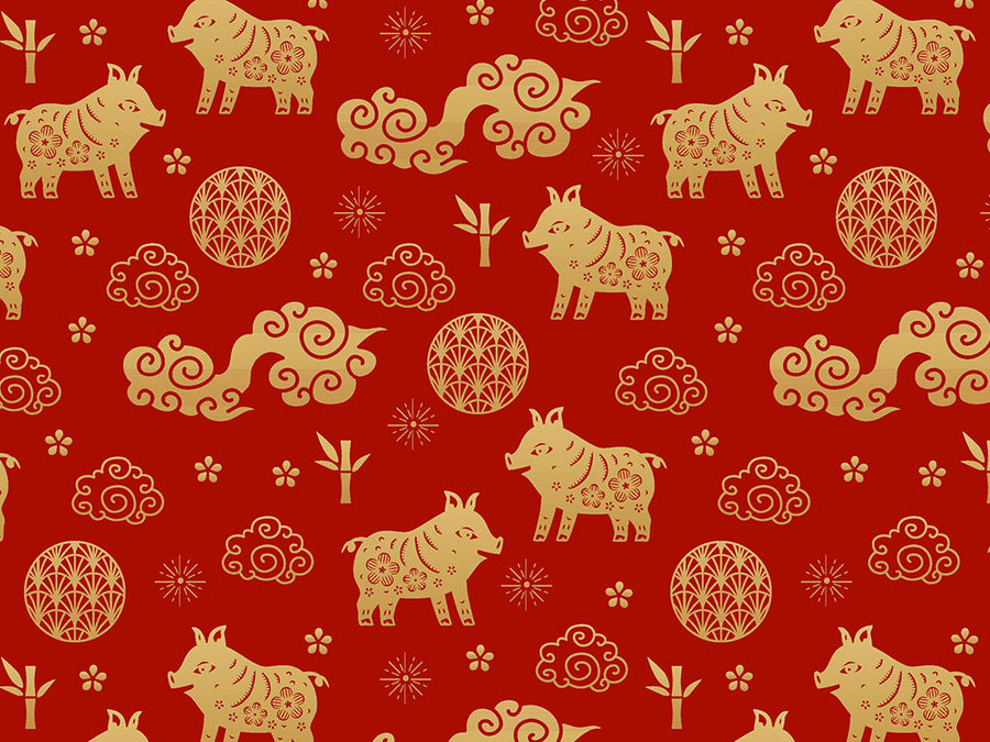 My Year Animal Vinyl Wrap Pattern~Rwraps Series 914 Digitally Printed Vinyl Wrap~0