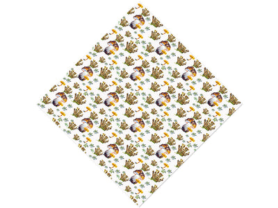 Mycelium Friends Mushroom Vinyl Wrap Pattern