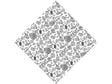 Mycelium Outlines Mushroom Vinyl Wrap Pattern
