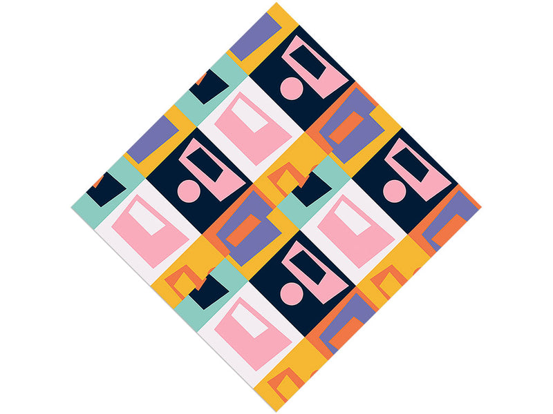 Mystery Doors Retro Vinyl Wrap Pattern