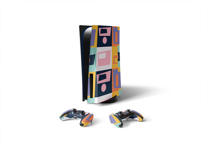 mystery doors retro Sony PS5 DIY Skin