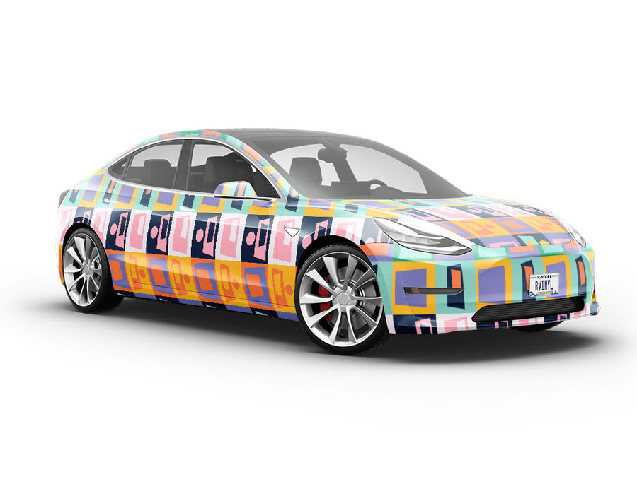 Mystery Doors Retro Vehicle Vinyl Wrap