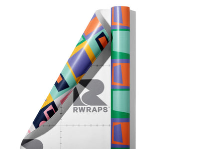 Mystery Doors Retro Wrap Film Sheets~Rwraps Series 914 Mystery Doors Retro Scrolled Sheet~3