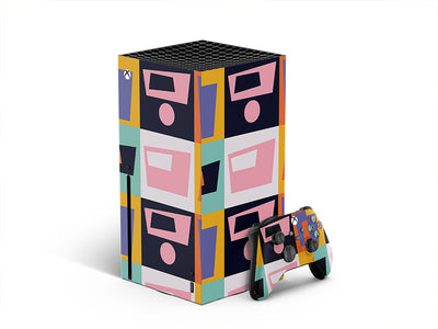 mystery doors retro XBOX DIY Decal