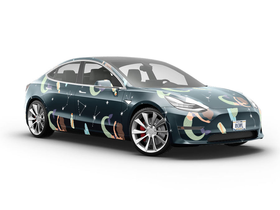 Mystic Constellations Fantasy Vehicle Vinyl Wrap
