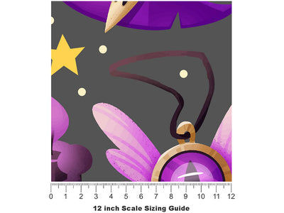 Mystic Eyes Witch Vinyl Film Pattern Size 12 inch Scale~Rwraps Mystic Eyes Witch Sizing Chart~2