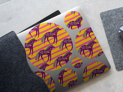 mystic gallop animal DIY Laptop Stickers