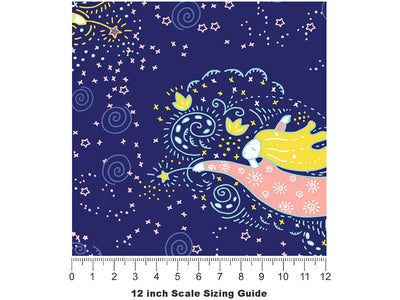 Mystic Godmother Fantasy Vinyl Film Pattern Size 12 inch Scale~Rwraps Mystic Godmother Fantasy Sizing Chart~2