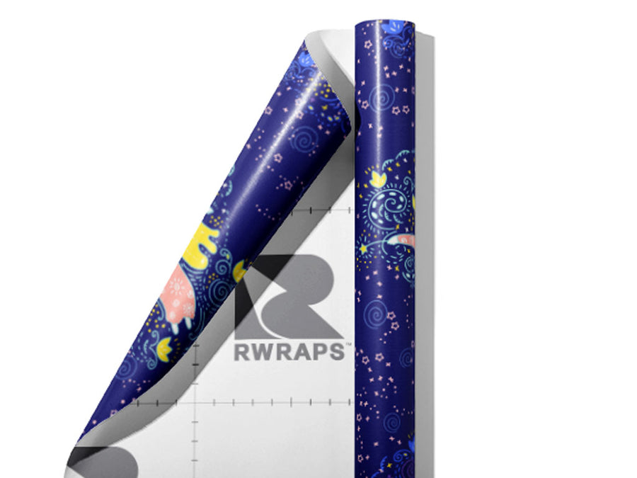 Mystic Godmother Fantasy Wrap Film Sheets~Rwraps Series 914 Mystic Godmother Fantasy Scrolled Sheet~3