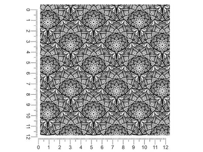 mystic petals mandala 1ft x 1ft Craft Sheets