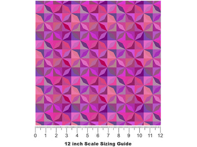 Mystic Sensations Mosaic Vinyl Film Pattern Size 12 inch Scale~Rwraps Mystic Sensations Mosaic Sizing Chart~2