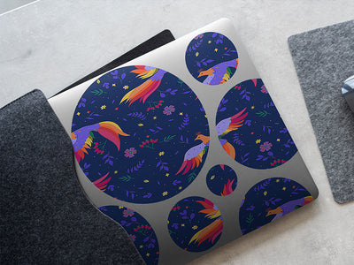 mystic wonder bird DIY Laptop Stickers