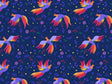 Mystic Wonder Birds Vinyl Wrap Pattern~Rwraps Series 914 Digitally Printed Vinyl Wrap~0