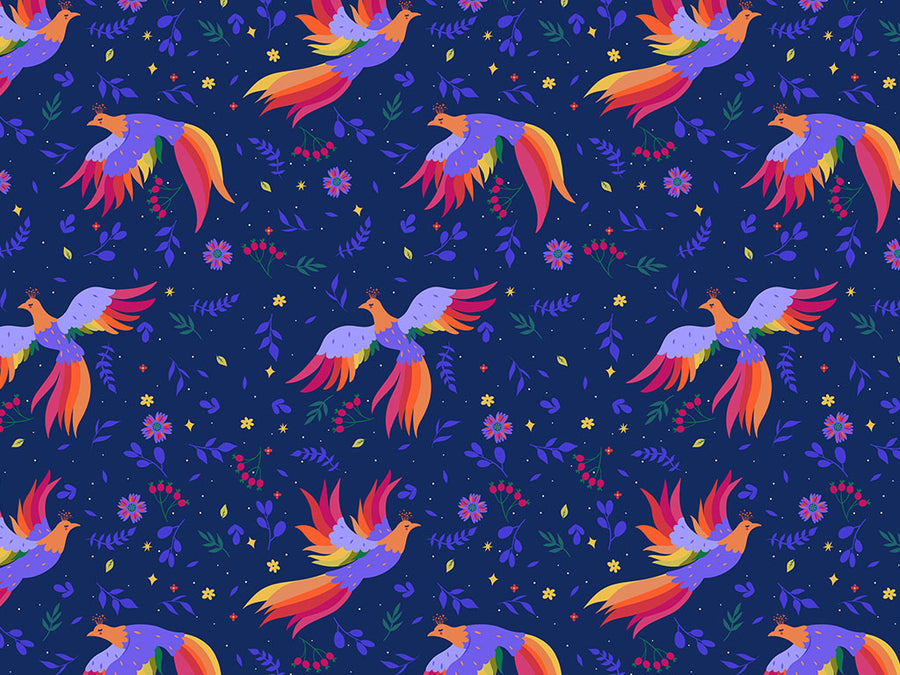 Mystic Wonder Birds Vinyl Wrap Pattern~Rwraps Series 914 Digitally Printed Vinyl Wrap~0