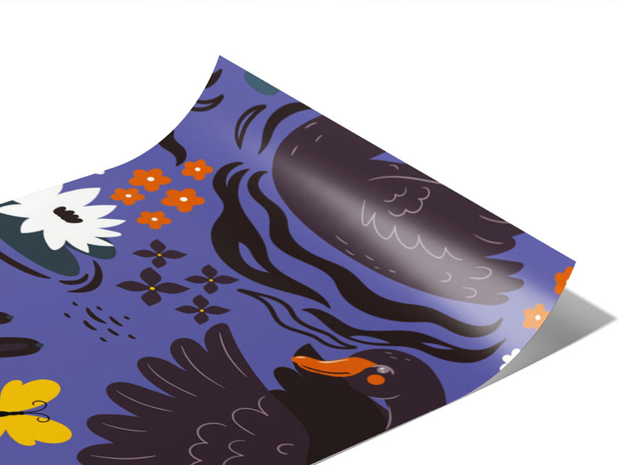 Mythic Black Birds Vinyl Wraps~Rwraps Series 914 Digitally Printed Vinyl Wrap~0