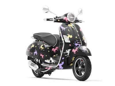 Mythological Shadows Fantasy Vespa Scooter Wrap Film