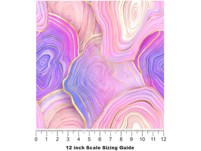 Name of Love Gemstone Vinyl Film Pattern Size 12 inch Scale~Rwraps Name of Love Gemstone Sizing Chart~2