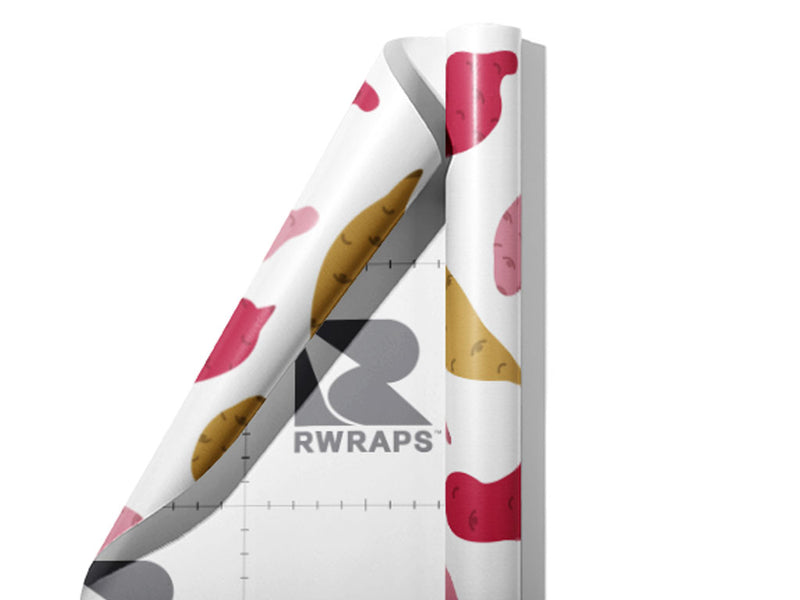 Nancy Hall Vegetable Wrap Film Sheets~Rwraps Series 914 Nancy Hall Vegetable Scrolled Sheet~3