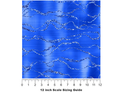 Napoleonic Engagement Gemstone Vinyl Film Pattern Size 12 inch Scale~Rwraps Napoleonic Engagement Gemstone Sizing Chart~2