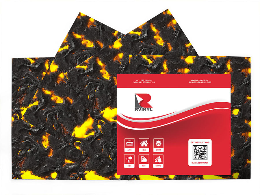 nasty glassy lava Craft Vinyl Sheet Pack