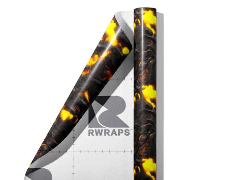 Nasty Glassy Lava Wrap Film Sheets~Rwraps Series 914 Nasty Glassy Lava Scrolled Sheet~3