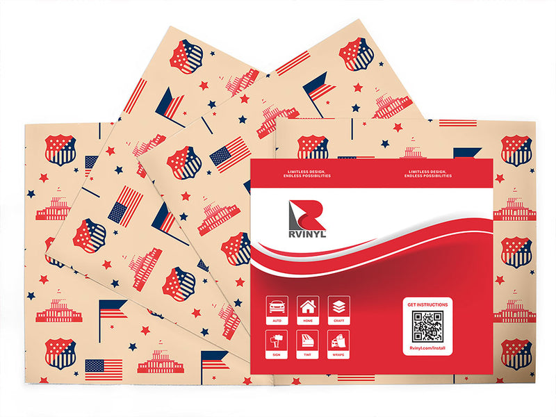 national capital  Craft Vinyl Sheet Pack