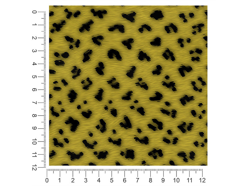 natural cheetah animal print 1ft x 1ft Craft Sheets