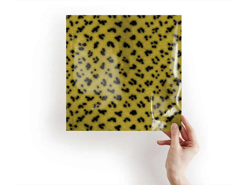 natural cheetah animal print Craft Sheets