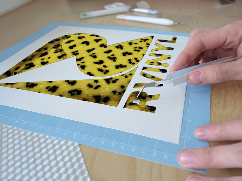 natural cheetah animal print Easy Weed Craft Vinyl