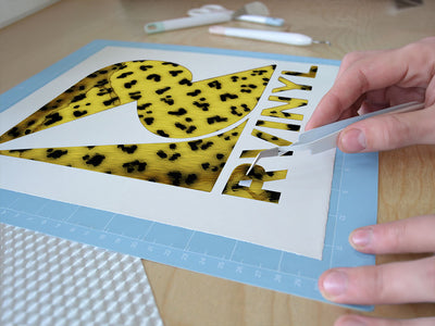 natural cheetah animal print Easy Weed Craft Vinyl