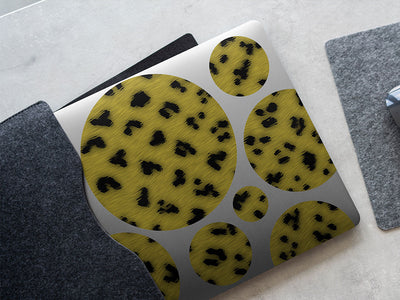natural cheetah animal print DIY Laptop Stickers
