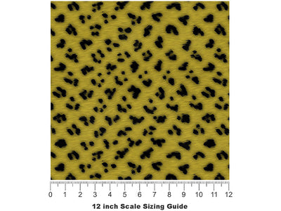 Natural Cheetah Vinyl Film Pattern Size 12 inch Scale~Rwraps Natural Cheetah Sizing Chart~3