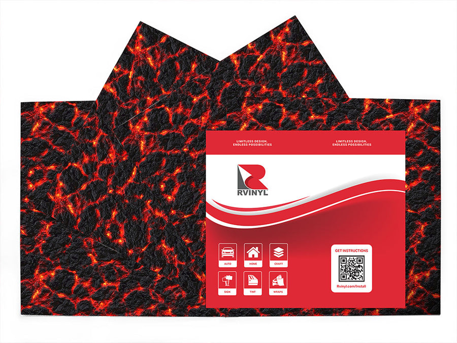 natural explosives lava Craft Vinyl Sheet Pack