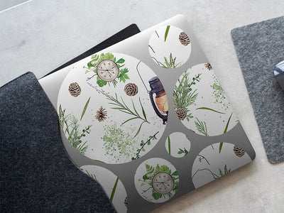 natural glow camping DIY Laptop Stickers