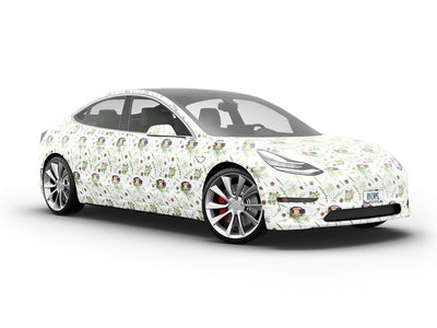 Natural Glow Camping Vehicle Vinyl Wrap