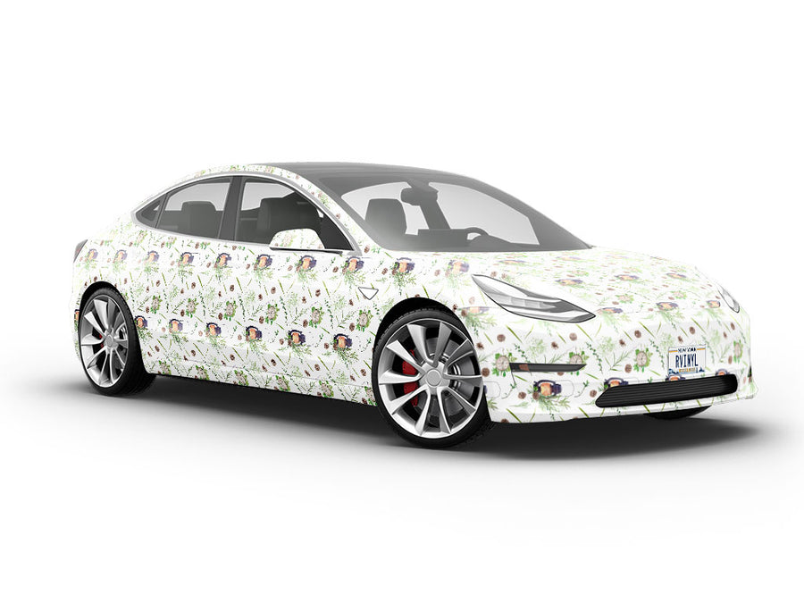 Natural Glow Camping Vehicle Vinyl Wrap