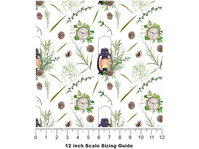 Natural Glow Camping Vinyl Film Pattern Size 12 inch Scale~Rwraps Natural Glow Camping Sizing Chart~2