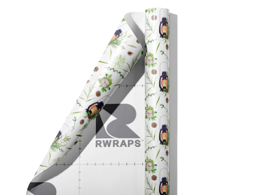 Natural Glow Camping Wrap Film Sheets~Rwraps Series 914 Natural Glow Camping Scrolled Sheet~3