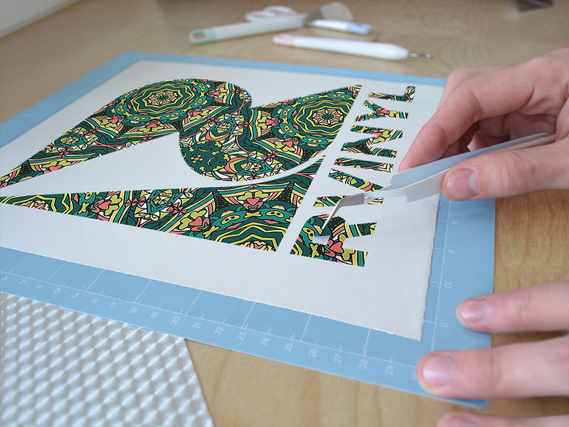 natural power mandala Easy Weed Craft Vinyl
