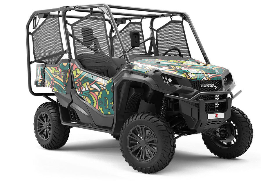 Natural Power Mandala Utility Vehicle Vinyl Wrap