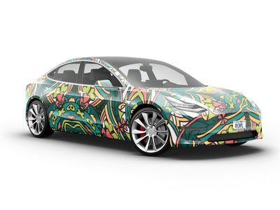 Natural Power Mandala Vehicle Vinyl Wrap