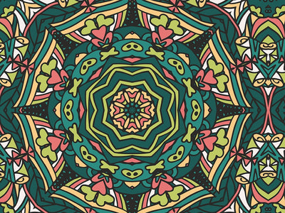 Natural Power Mandala Vinyl Wrap Pattern~Rwraps Series 914 Digitally Printed Vinyl Wrap~0