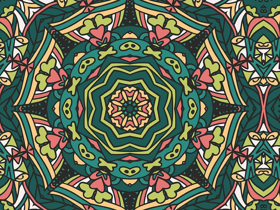 Natural Power Mandala Vinyl Wrap Pattern~Rwraps Series 914 Digitally Printed Vinyl Wrap~0