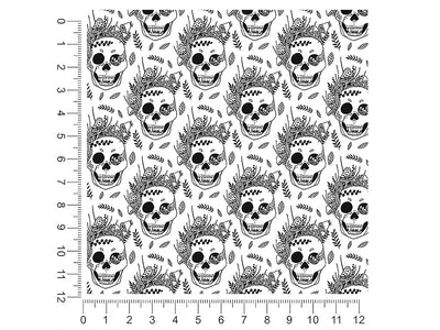 natural reclamation skull and bones 1ft x 1ft Craft Sheets