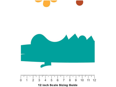 Natural State Americana Vinyl Film Pattern Size 12 inch Scale~Rwraps Natural State Americana Sizing Chart~3