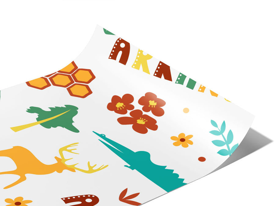 Natural State Americana Vinyl Wraps~Rwraps Series 914 Digitally Printed Vinyl Wrap~1